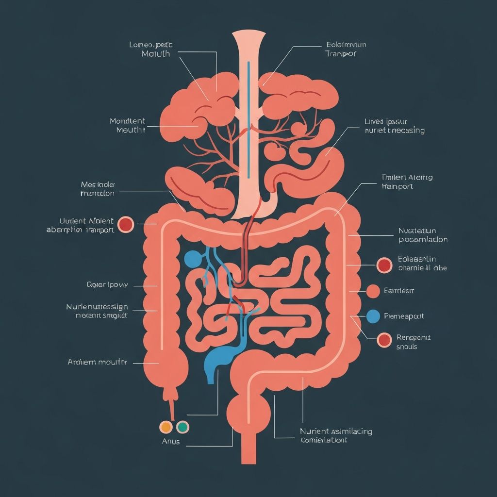 Digestive system illustration